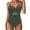 Army Green, variant on Swim Shorts Women Front Cross Lace Up Two Piece Bathing Suit One Shoulder Swimsuits for Women Clearance Items Under 5 Dollars