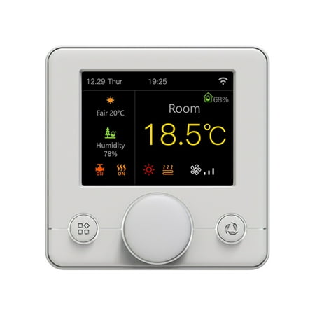 

3A Smart Wifi485 Modbus with RGB Colorful LCD Display Intelligent Floor Heating & Fan Coil Unit Indoor Constant Controller Digital Programmable