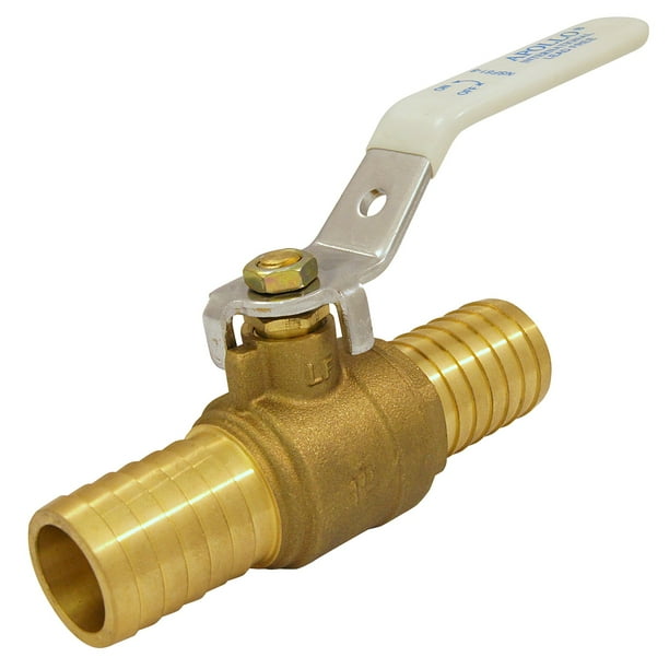 Válvula esférica Apollo Valves POLYV1 con inserto de latón de 1 pulgada