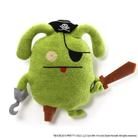 Uglydoll Classic Pirate Ox Stuffed Animal, Uglydoll Ox dressed in full pirate costume including: skull and crossbones hat, peg leg, eye patch, hook, and plush.., By GUND
