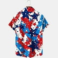 thumbnail image 4 of GERsome 4th of July Shirts for Men American Flag Graphic Patriotic Button Down Short Sleeve Shirts Summer Holiday Beach Shirts S-3XL, 4 of 5