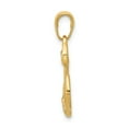 thumbnail image 2 of 14K Yellow Gold Charm Pendant Men'S 24 mm 11 Solid Polished Anchor, 2 of 3