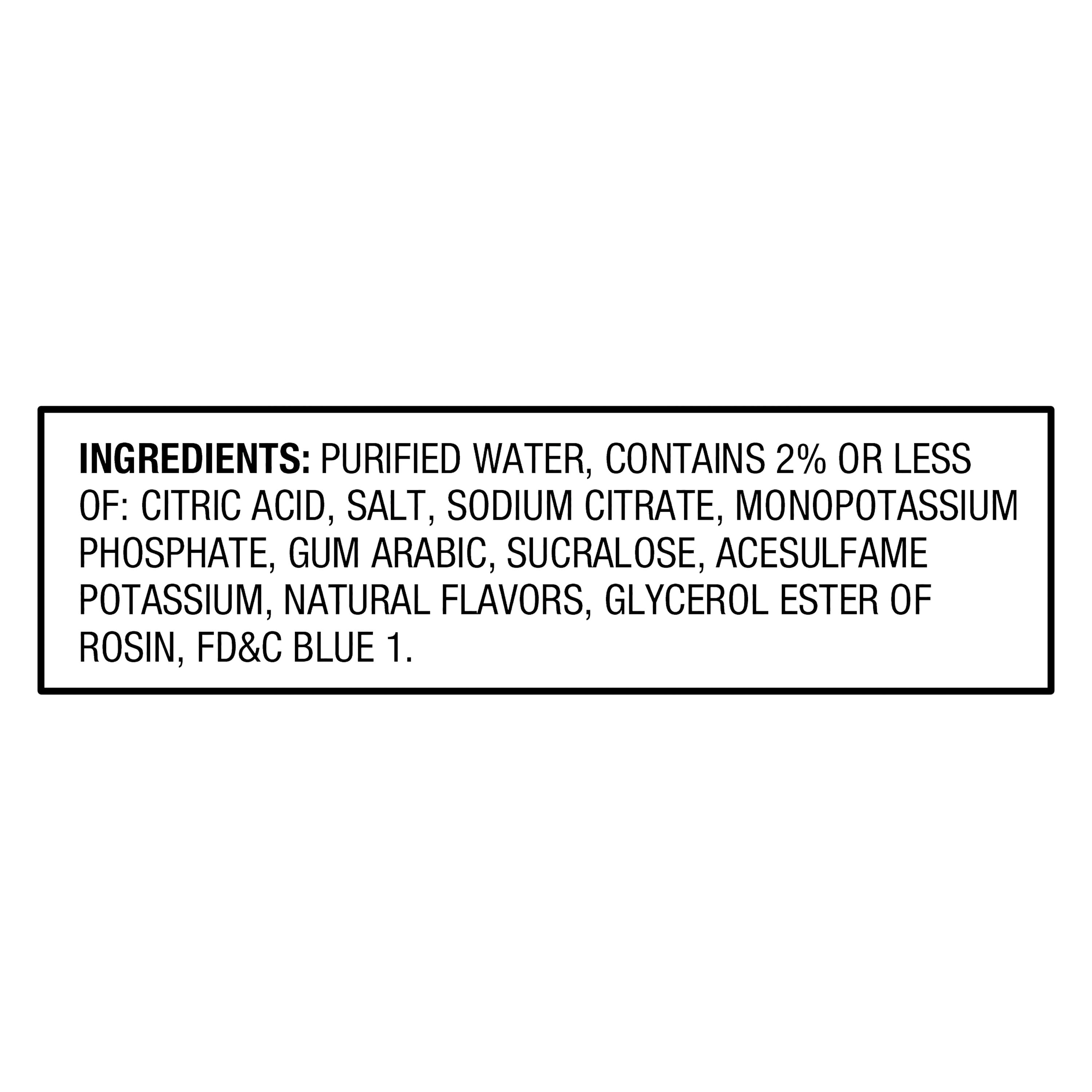 Great Value Zero Sports Hydration Drink, Mixed Berry, 20 fl oz, 8 Bottles