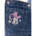 thumbnail image 5 of Minnie Mouse Toddler Girl Western Denim Shortall and Flutter Sleeve Tee Set, 2-Piece, Sizes 12M-5T, 5 of 11