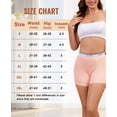 thumbnail image 5 of Sunm Boutique High Waisted Women's Boxer Briefs 4-Pack Multi-Color Modal Shorts, 5 of 5