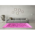 thumbnail image 3 of Ahgly Company Indoor Rectangle Abstract Pink Modern Area Rugs, 5' x 7', 3 of 4