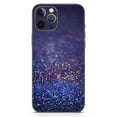thumbnail image 2 of DesignSkinz Deep Blue with Gold Shimmering Orbs of Light Full-Body Skin Decal Wrap Cover for iPhone 14 Plus, 2 of 9