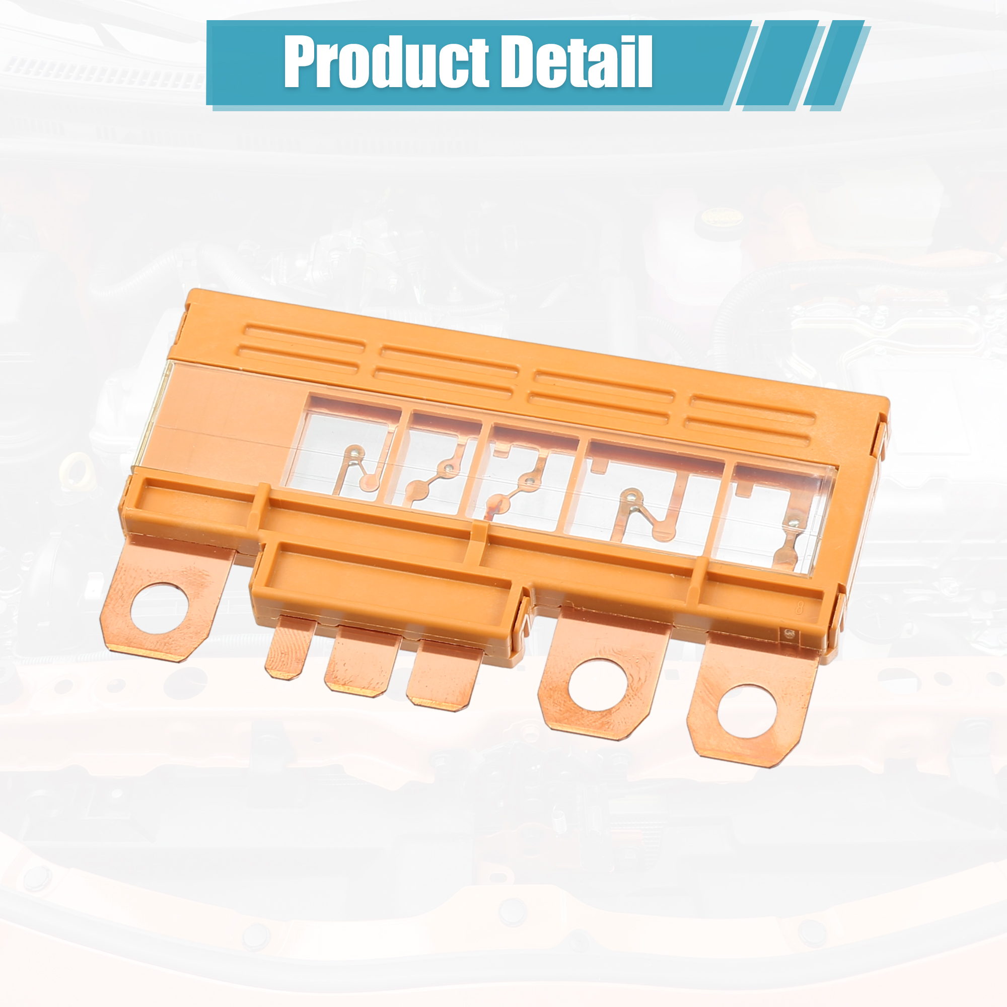 Fusible Link Block Assembly Multi Link Fuse for Toyota Highlander Venza Metal Orange
