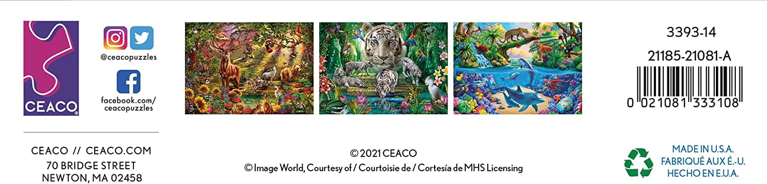 Ceaco - Wild - World of Nature - 1000 Piece Interlocking Jigsaw Puzzle