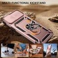 thumbnail image 4 of for iPhone 15 Plus Case with Screen Protector - Slide Camera Cover Protective Phone Case with Ring Stand, Heavy Duty Shockproof Rugged Bumper for iPhone 15 Plus Accessories Rose Gold, 4 of 15