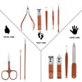thumbnail image 5 of Nail Kit, Manicure Care Kit for Women, Pedicure Set, Clippers Toenail Professional Pink Travel Case, Set of 12., 5 of 5