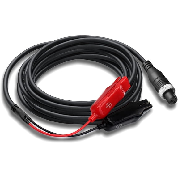 BatPower 18FT-6.6FT Electric Fishing Reel Battery Power Cable for Daiwa & Shimano Electric Reel Power Cable Cord 550CM-200CM