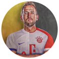 thumbnail image 3 of Harry Kane-theme Round Coral Fleece Floor Mat, Non-Slip Non-Shedding Washable Durable Area Rug for Living Room Bedroom Kids Room, 60CM (2), 3 of 6