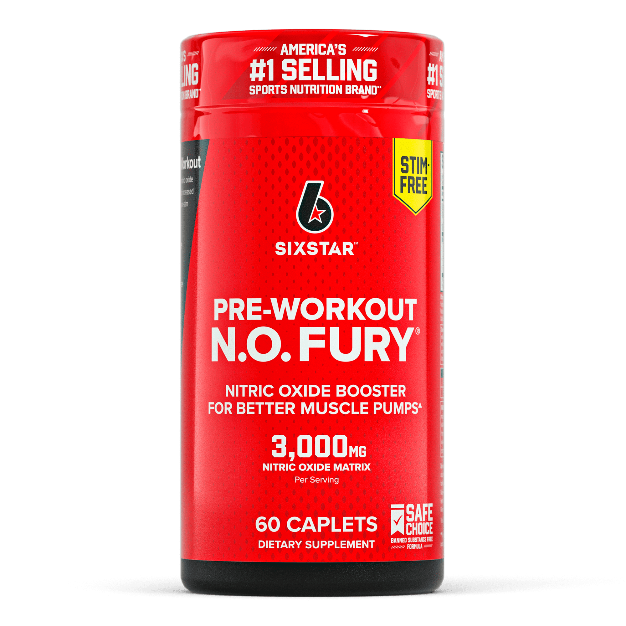 Six Star Pro Nutrition PreWorkout L Arginine Nitric Oxide Amino Acid Supplement, 60 Ct