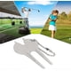 thumbnail image 3 of Golf Divot Fork, Zinc Alloy Green Fork, Ball Marking Tool, Portable Golf Tools, 3 of 5