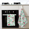 thumbnail image 4 of Qekee Bunny And Rose Qekee {designName} Patten Kitchen Towels, Dish Towels,Kitchen Hand Towels,Absorbent Quick Drying Cleaning Towel, 16x26 Inches, 4 of 7