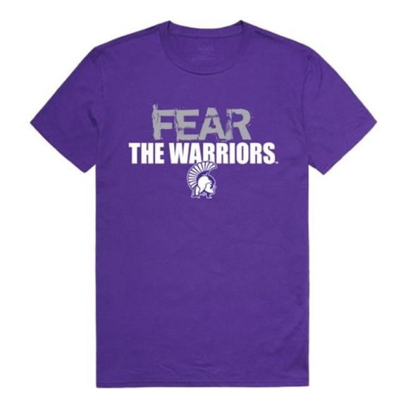 W Republic 518-408-328-01 Winona State University Fear T-Shirt, Purple - Small
