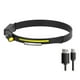 thumbnail image 1 of Linterna frontal LED, diadema ajustable, luz frontal impermeable para exteriores, para correr, acampar y caminar, 1 of 5