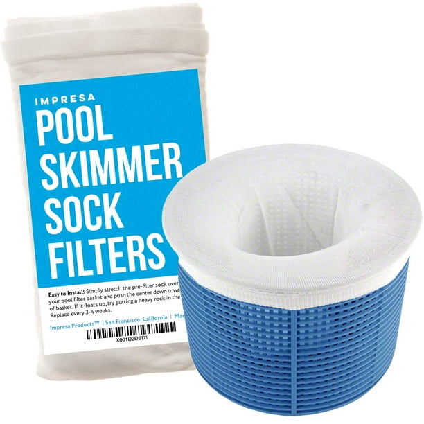 10Pack of Pool Skimmer Socks Perfect Savers for Filters, Baskets