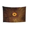 thumbnail image 7 of Surreal Art Eye Tapestry, Brown Secretive Creepy Wall Hanging Tapestries Dorm Room Home Decor, 60" x 40", 7 of 7