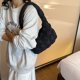 thumbnail image 3 of Bolso Mujer Acolchado Tote Ligero Puffer Suave Acolchado Hombro Negro, 3 of 7