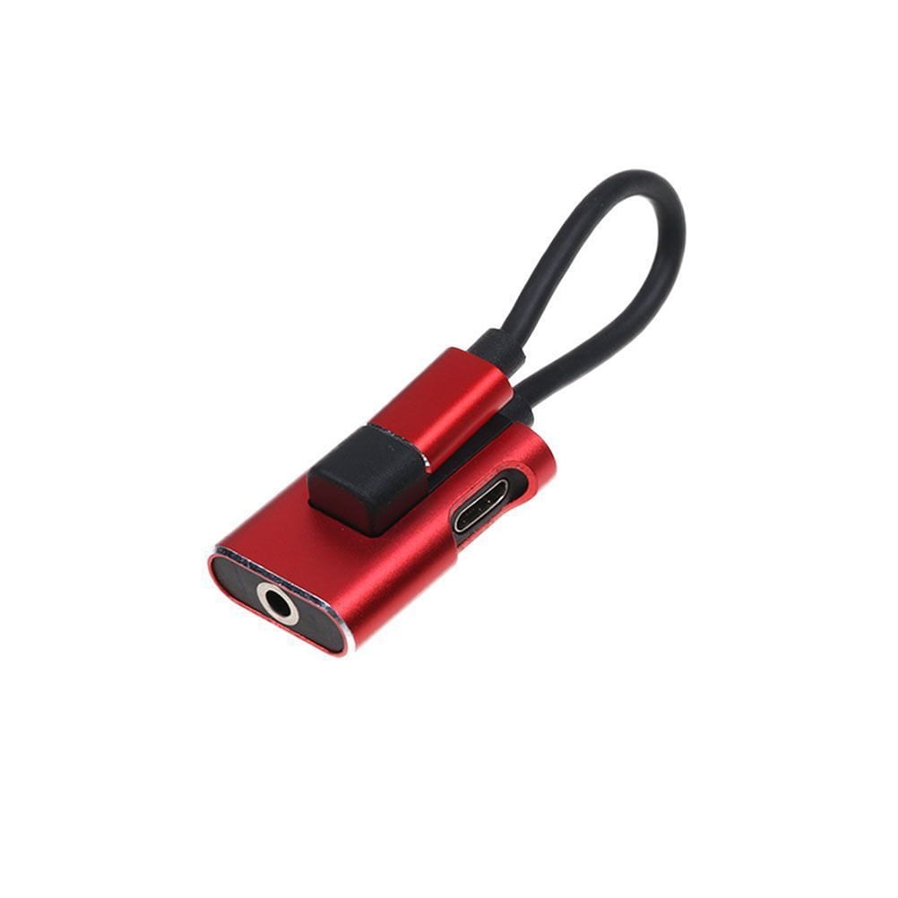 2 In 1 TypeC To 3.5mm Headphone Jack AUX Audio Cable Adapter Charging