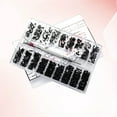 thumbnail image 4 of 18 Kinds Miniature Small Screw Machine Notebook Glasses Small Screw Box Set Countersunk Round Head Flat Head Screw (Black), 4 of 7