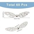 thumbnail image 2 of 1 Box 60PCS Alloy Angel Beads Wings Beads Metal Silver Small Butterfly Flying Dragonfly Fairy Wing Loose Spacer Beads Charms Bulk for Jewelry Making Beading Kit Bracelets Craft Supplies Silver DIY, 2 of 6