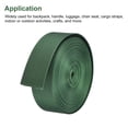 thumbnail image 4 of Uxcell Durable 1.5" Width Flat Nylon Webbing Strap for Backpacks and Luggage Racks Dark Green, 4 of 7