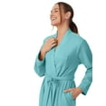 thumbnail image 4 of Aria Long Sleeve Wrap Robe 48" with pockets, Women's Size XS-5X, 4 of 5