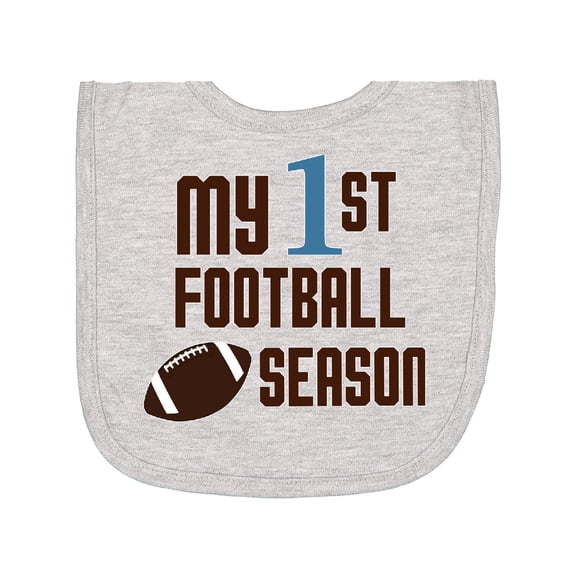Inktastic My First Football Season Newborn Bib