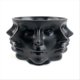 thumbnail image 1 of Abstract Style Flowerpot Vase Mould Multi-faceted Flower Pot Black, 1 of 5