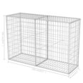thumbnail image 2 of vidaXL Panier Gabion Acier Galvanisé 150x50x100 cm, 2 of 4