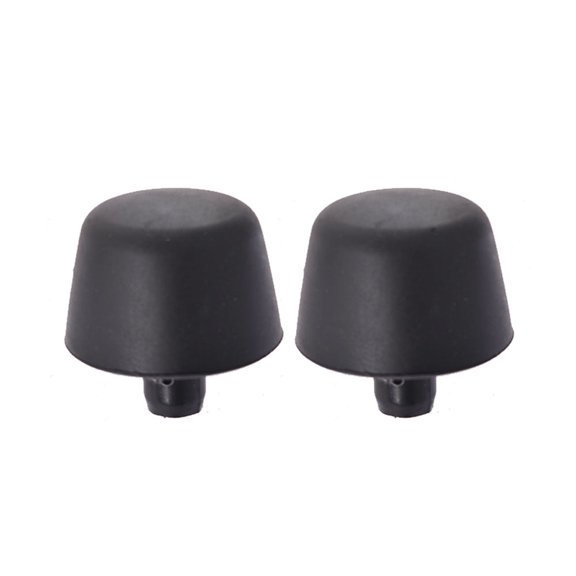 LABLT 2 Black Rubber Bumper Cushion Hood Stoppers for Car 07-18 Jeep Wrangler Jk Body