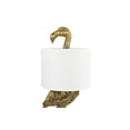 thumbnail image 5 of Creative Co-op White Shade Table Lamp, 32", Gold Flamingo, 5 of 5