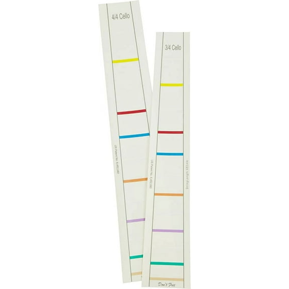 Don't Fret Finger Position Markers for Cello 3/4