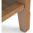 thumbnail image 4 of Simpli Home Acadian Wood 14" Rectangle Transitional Narrow Side Table in Light Golden Brown, 4 of 9