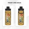 thumbnail image 3 of 18 Oz Sports Insulated Water Bottle Zootopia Stainless Steel Kettle Leak Proof for Sports Gym Travel, 3 of 8