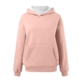 thumbnail image 3 of XINXIAOO Women's Sweatshirts Hoodies Long Sleeve Hoodie Womens Hoodies Pullover Unisex Hoodie Pink Womens Jacket Fall Clothes for Women 2025 Trendy Womens Clothes, 3 of 4