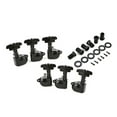 thumbnail image 1 of pitrice 6pcs Guitare Tuner Pegs Ensemble Modifié Pièces Guitares Accessoires Universel Machine Tête Tuning Peg Instrument Ajustement Or Noir, 1 of 6