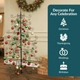thumbnail image 4 of Sunnydaze Noelle Christmas Tree Ornament Display with Hooks 5 ft, Black, 4 of 14