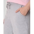 thumbnail image 4 of Hanes Women's French Terry Bermuda Shorts, 11" Light Steel M, 4 of 10
