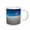 White, variant on 3drose, Stark Landscape, White Sands National Monument, New Mexico, 11oz Two-tone Red Mug