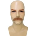 thumbnail image 2 of HPO Men's Human Hair Mustache Cosplay Facial Hair, 2 of 6
