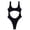 Black, variant on Xijirk One Piece Swimsuit Women,Solid Color Swimsuit Slim Fit Hollow Design Modern Bathing Suit for Sleek Beach and Pool Style,Womens Swimsuits,Black,L
