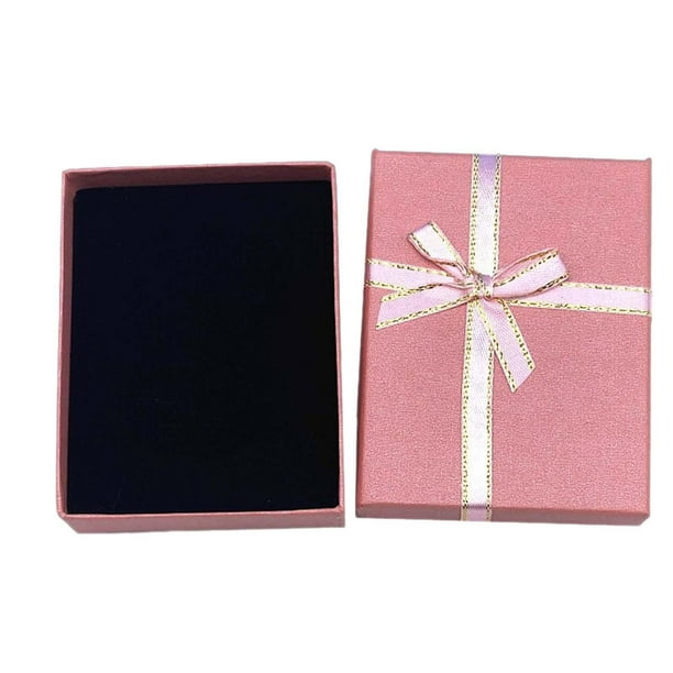 Caja de joyería Yuyangstore regalo versátil para colgantes Pendientes Anillos rosa