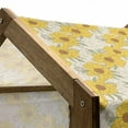thumbnail image 5 of Vintage Pet House, Romantic Flower Garden Art Concept Yellow Tone Curly Petals on Cream Background, Outdoor & Indoor Portable Dog Kennel with Pillow and Cover, 5 Sizes, Multicolor, by Ambesonne, 5 of 5