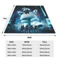 thumbnail image 5 of Ghostbusters Stay Puft Soft Lightweight Bed Blankets Plush Fuzzy Cozy Blanket Microfiber Throw Blanket For Couch, 5 of 9