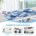 thumbnail image 5 of Ironing Mat Portable Ironing Blanket for Table Top Travel Ironing Pad for Washer Dryer 27.6" x 47.2" Watercolor Indigo Waves, 5 of 6