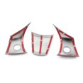 thumbnail image 4 of Ndcxsfigh Protector para Volante Coche Pegatina Auto ABS Parche Fibra Carbono para Tesla Modelo 3 Y, 4 of 9